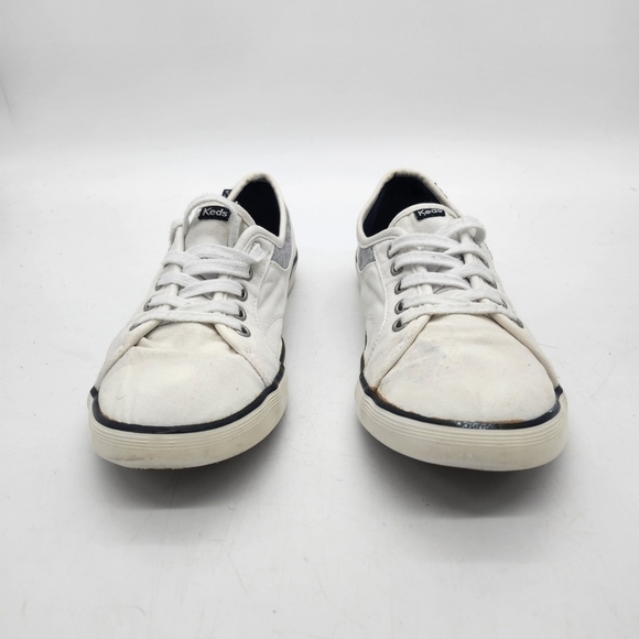 Keds Shoes Womens 7.5 Grace WF55281 Comfort Sneakers Flats White Canvas Lace Up - Picture 9 of 14